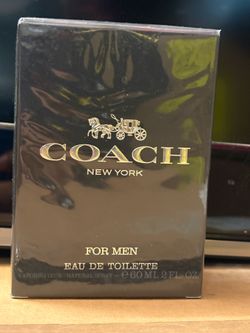 Coach New York 2 oz Brand New but small dent on the corner of the box.