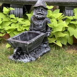 Concrete Gnome Planter