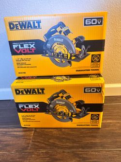 DeWalt FLEXVOLT 60V 7-1/4" Circular Saw DCS578B (x2)