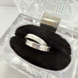 Tiffany & Co Silver Interlocking Circles Ring