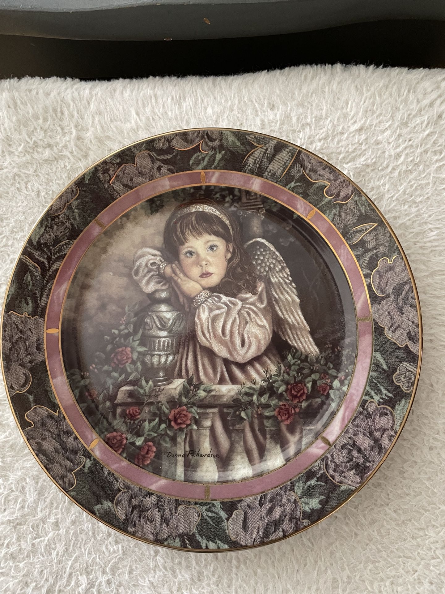Gardens Of Innocence Limited Edition Numbered “Hope”  Bradford Exchange Collection Plate