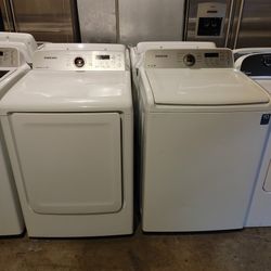 Samsung White Washer Dryer Set