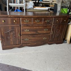 Dresser Solid Wood 🪵 62”x30”x16”