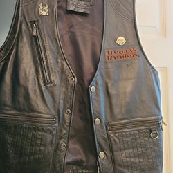 Mens Leather Vest