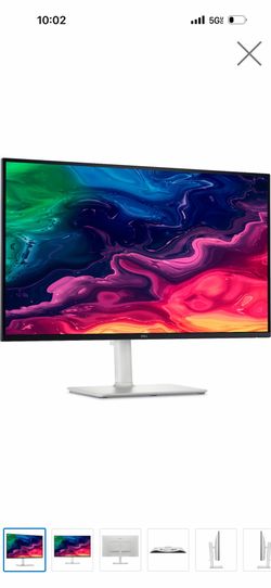 Dell Plus S2725QC 27" Class 4K UHD LED Monitor, 16:9, Ash White