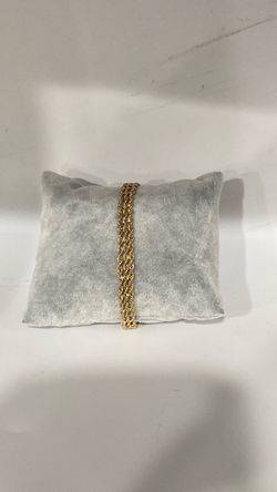 14k Gold Rope Chain Bracelet