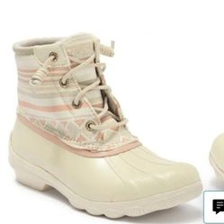 New Womens Sperry Syren Gulf Playa Boot Rain boots Shoes Size 7.5 7 1/2 Botas De Mujer Para La Lluvia Zapatos Tamanio 7 1/2