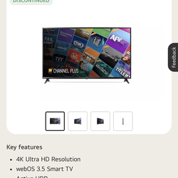 LG 55" 4K Smart TV