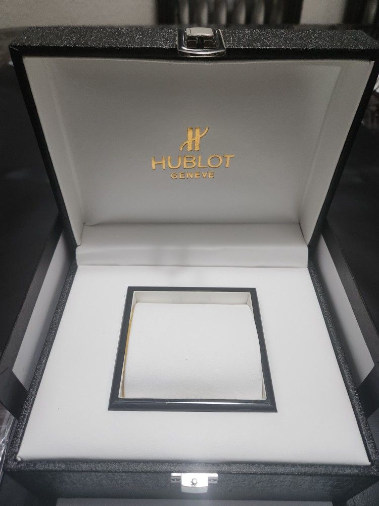 Hublot Box With Warranty Card and Instructions Manual.