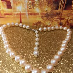 #1808, AKOYA JAPANESE CULTURED PEARLS, 8"INCHES. GORGEOUS LUXURY NECKLACES
