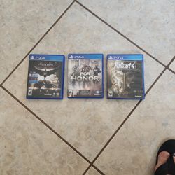 Ps4 Games X 3