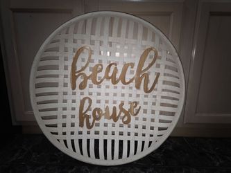 Beach House Basket Wall Decor