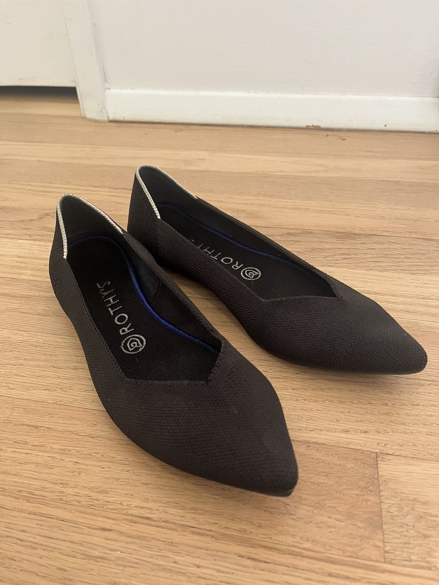 Black Rothy’s Pointed Flats