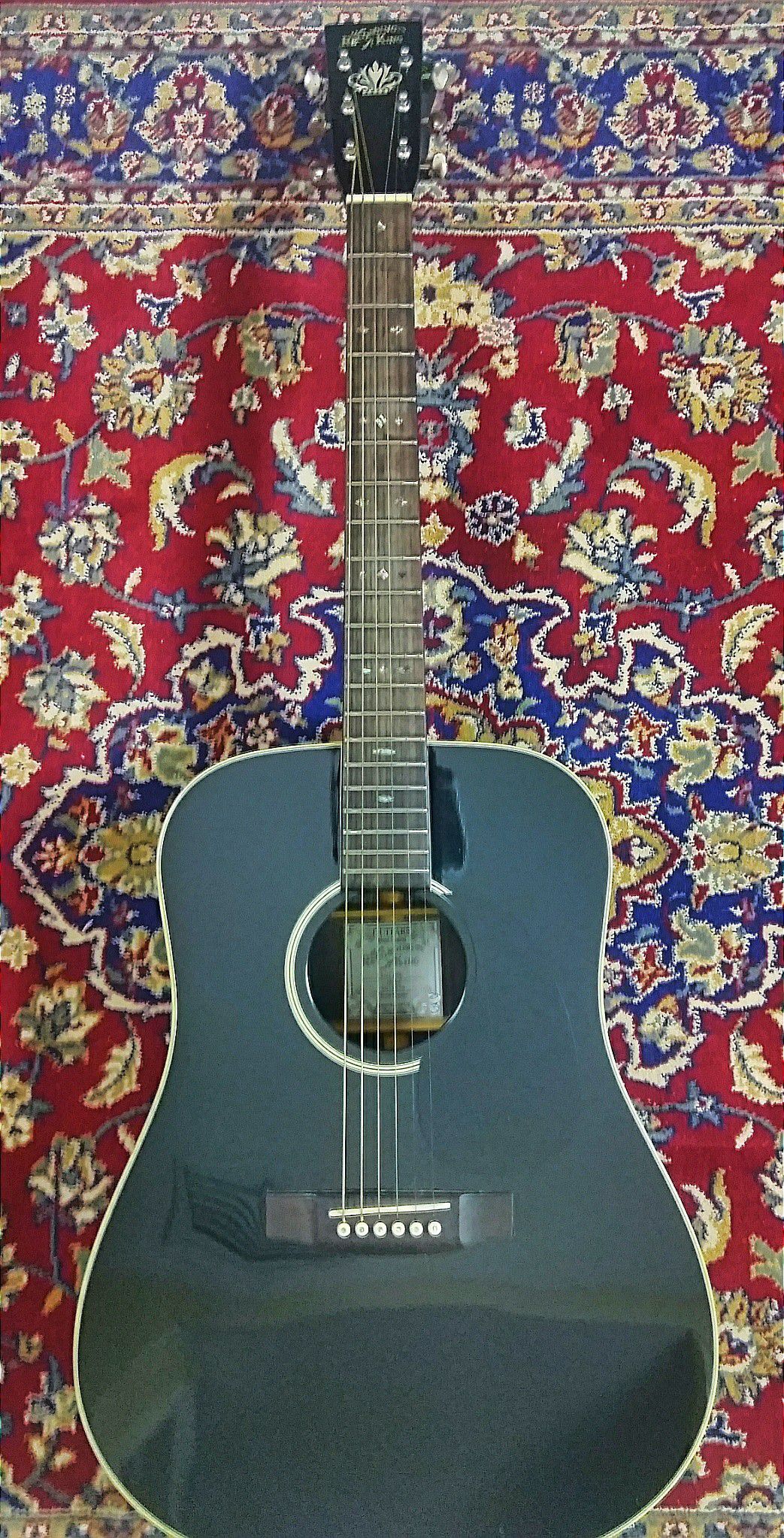 Recording king acoustic guitar with case ! $200 or best offer !;