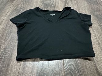 V Neck Crop Top