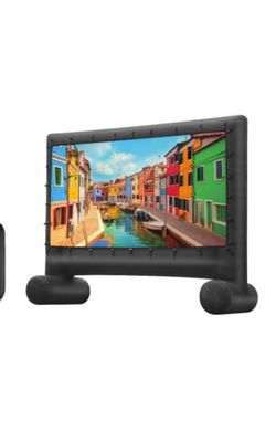 Inflatable projection screen