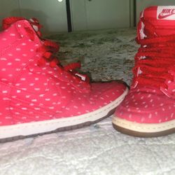 Nike Dunk Sky Hi Print Hidden Wedge Heel Shoes 