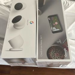 Google Nest Cam 3 Pack Brand New Never Opened