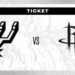Spurs VS. Rockets Tickets.