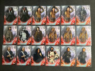 2025 Star Wars Topps Chrome Costco Exclusive 54 Card Lot