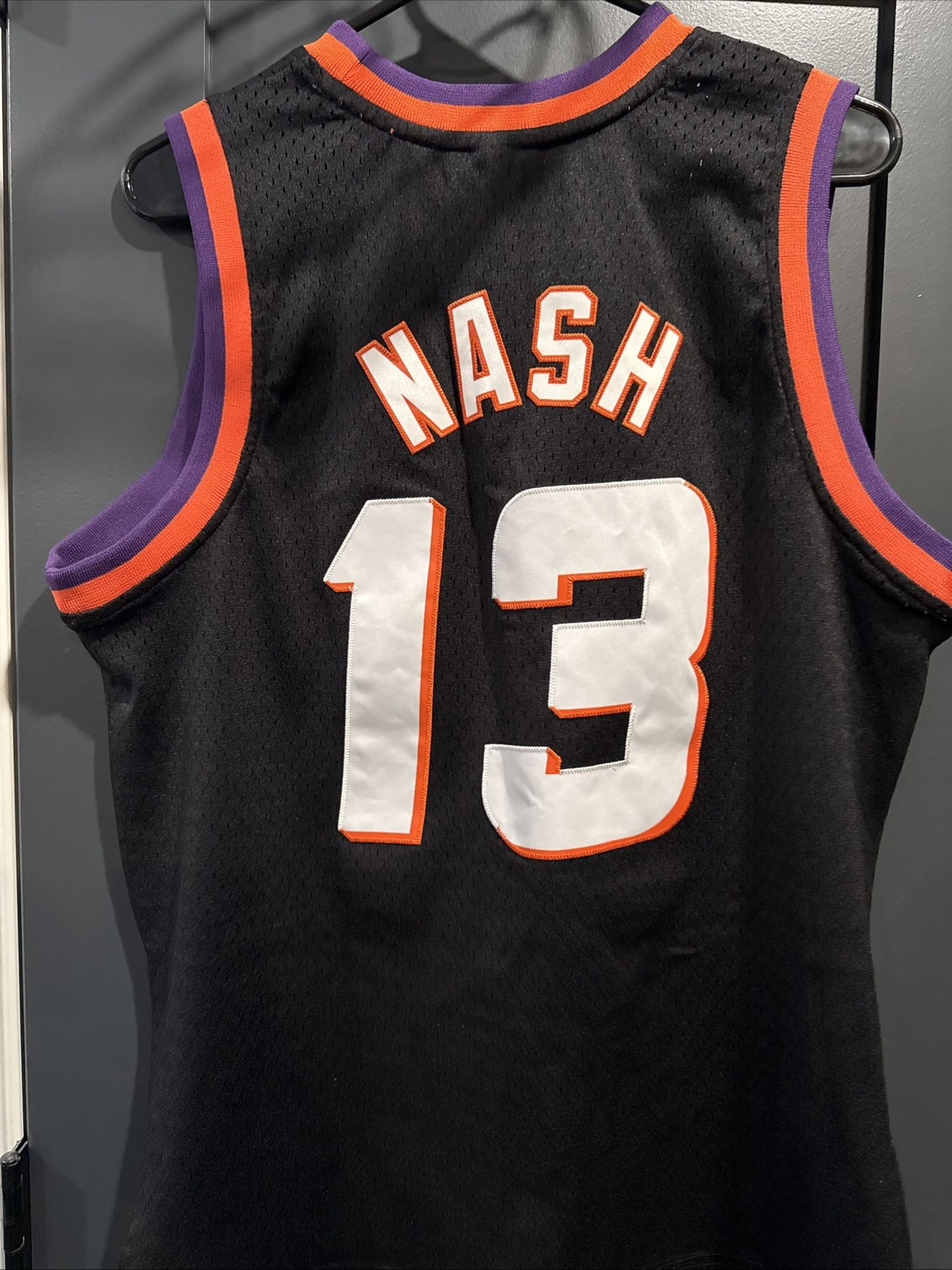 Steve Nash Mitchell and the throwback jersey