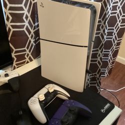 PlayStation 5 Digital Edition console With Two Controller .144hz Monitor