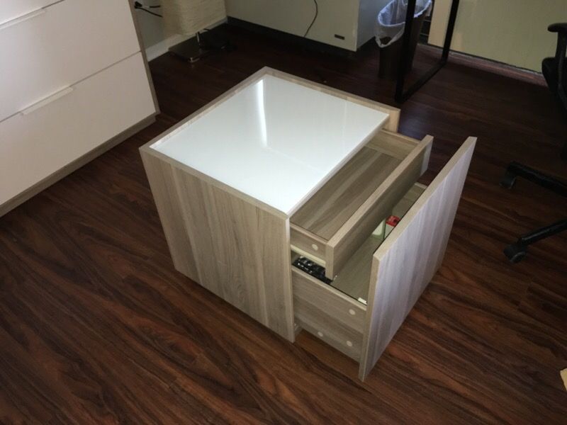 IKEA Nyvoll Nightstand / Bed-side Table