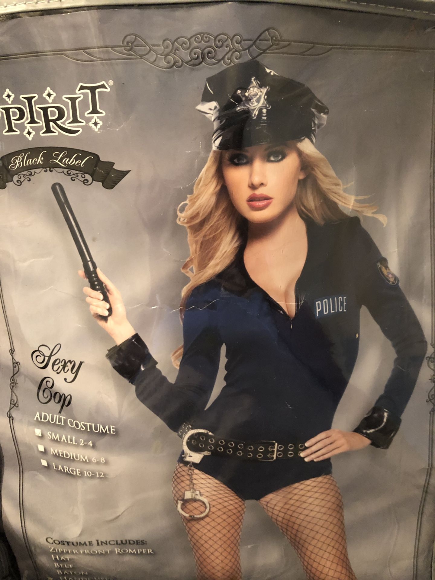 Cop Halloween costume disfras