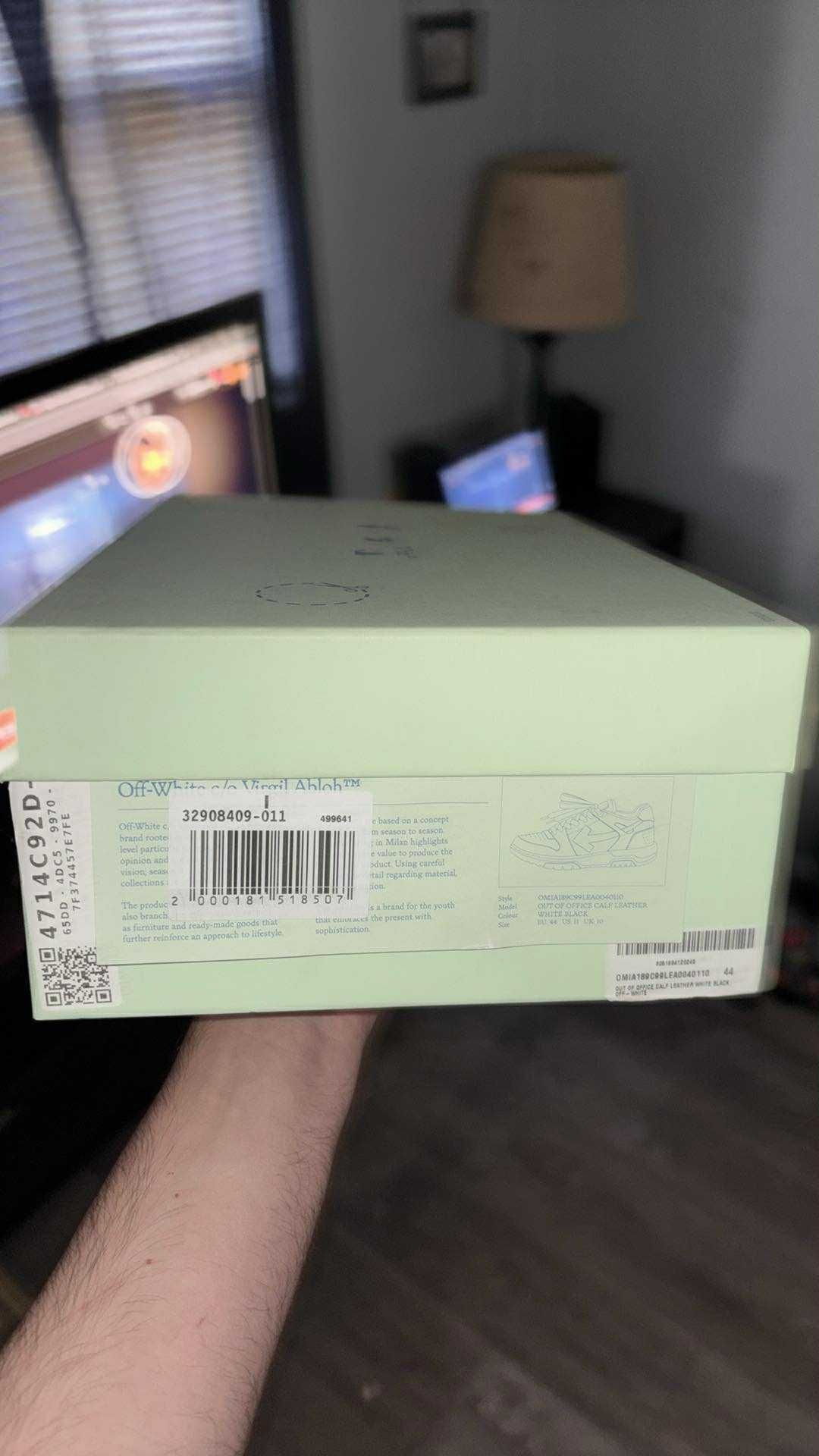 Off White Out Of Office White Black