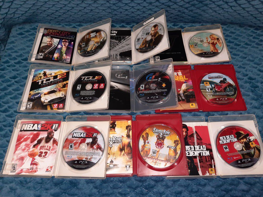 PS3 9 Game Collection + Laser Cleaner