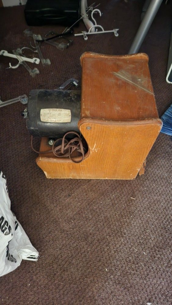 Antique mill grinder.