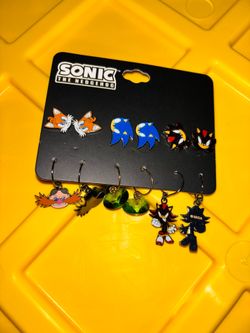 Sonic The Hedgehog Hottopic Earrings