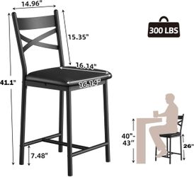 BRAND NEW Garvee Bar Stools Set of 4