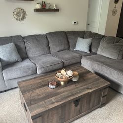 Sectional Couch And Coffee Table
