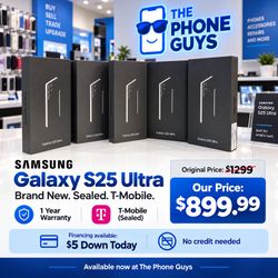 Samsung Galaxy S25 Ultra Brand New Sealed – T-Mobile – Only $899.99 at The Phone Guys