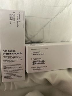 500 Dalton protein mist and ampoule new