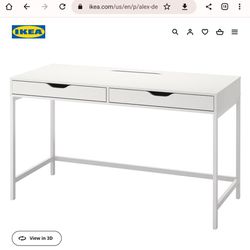 Alex Ekby White Desk Combo From Ikea GREAT Condition!!!