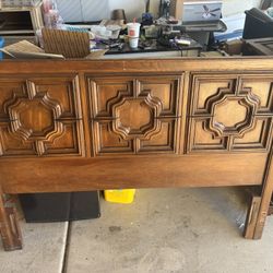 Queen Headboard With Frame And Nightstand