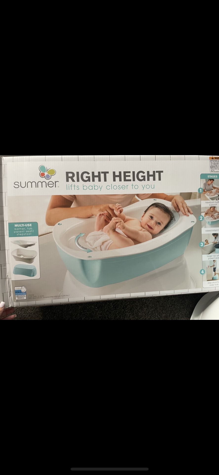 Summer Right Height Bath Tub