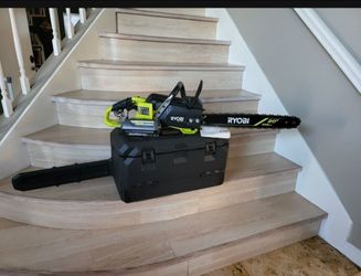 Ryobi 40V HP Brushless 20 in. Battery Chainsaw with 4.0 Ah Battery and Charger