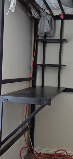 Twin metal loft bed