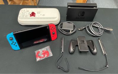 Nintendo Switch w/Dock, Charger and Case
