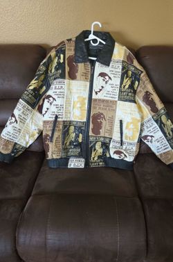 2pac leather Jacket