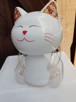 New cat piggy bank $12