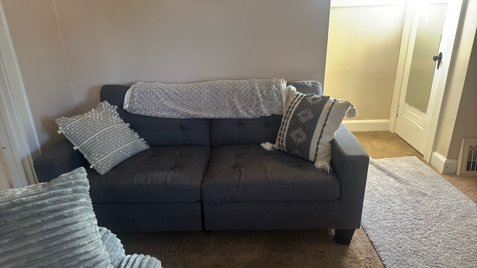 Blueish Gray Couch