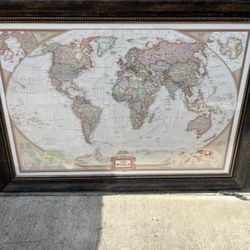 National Geographic World Map 