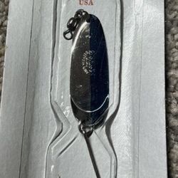 Andy Reekers Grizzly Fishing Trolling Spoons (Size 3) Chrome/ Dark Blue
