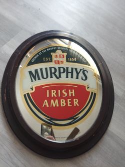 Murphys Irish Beer Bar Mirror