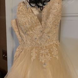 Nice Prom Dress Champagne 🥂 Color 👗 LG 