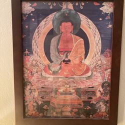 Framed Buddha Poster